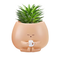 Resin Sitting Planter Decor