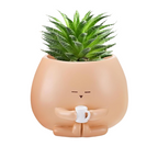 Resin Sitting Planter Decor