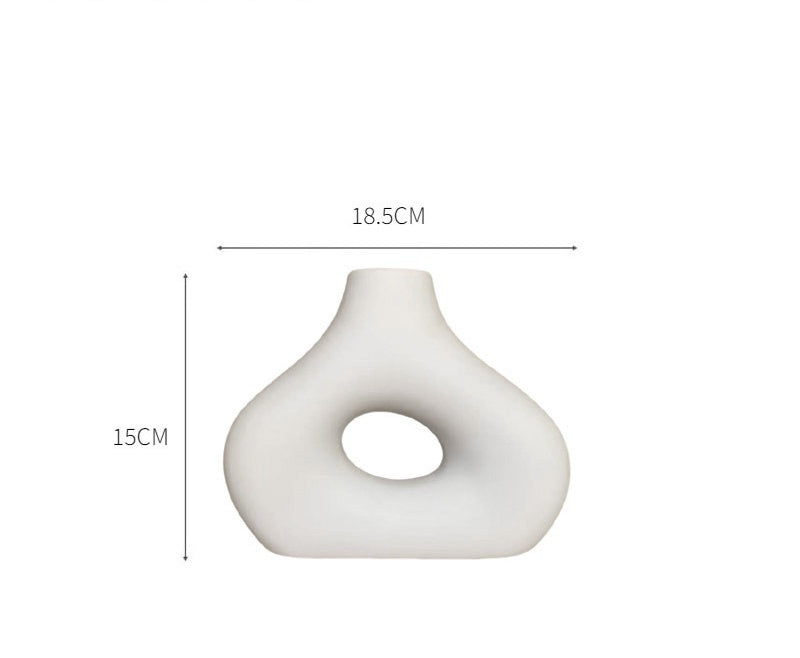 Nordic Ceramic Vase Decor