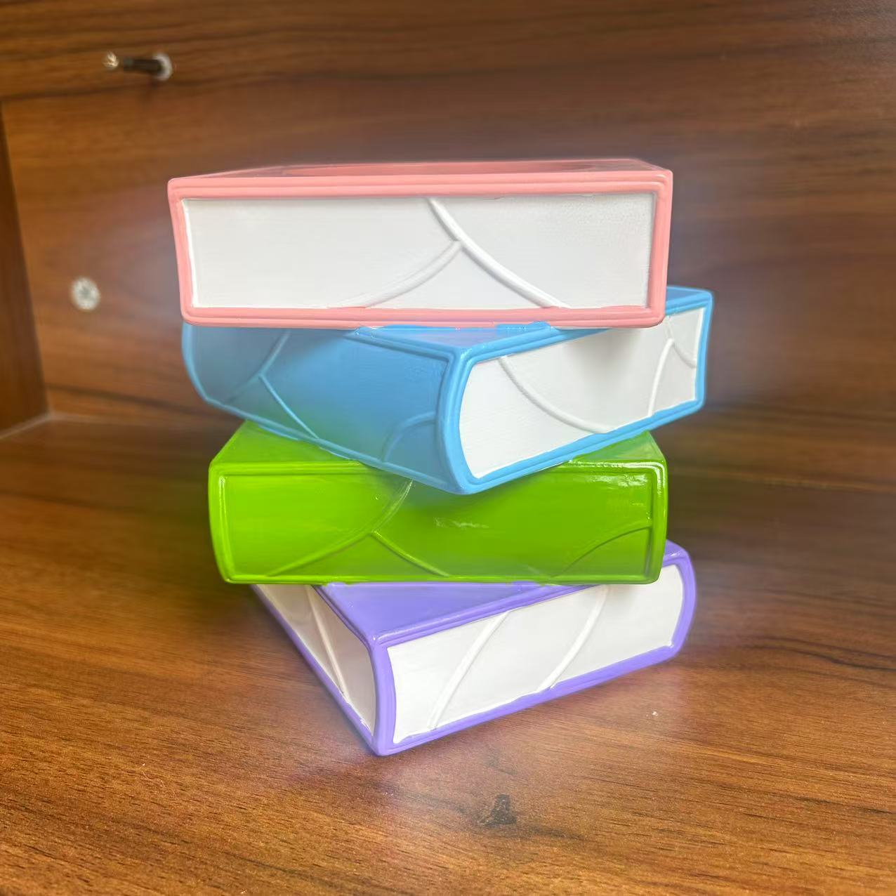 Resin Book Planter Desk Decor