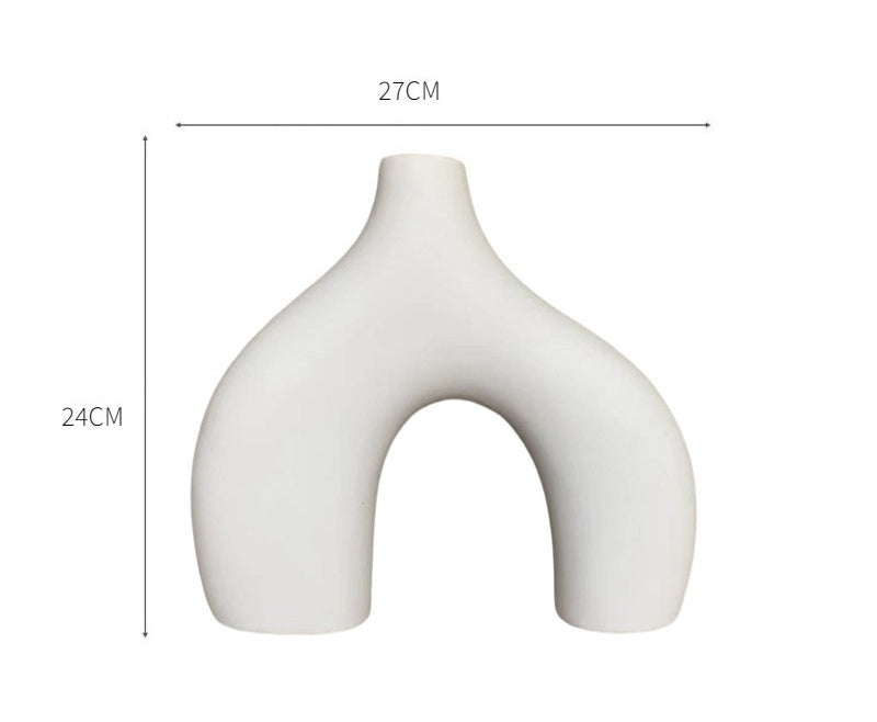 Nordic Ceramic Vase Decor