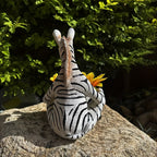Resin Zebra Planter Decor